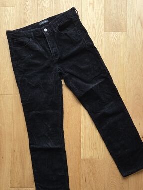 Club Monaco Women's Black Corduroy Pants